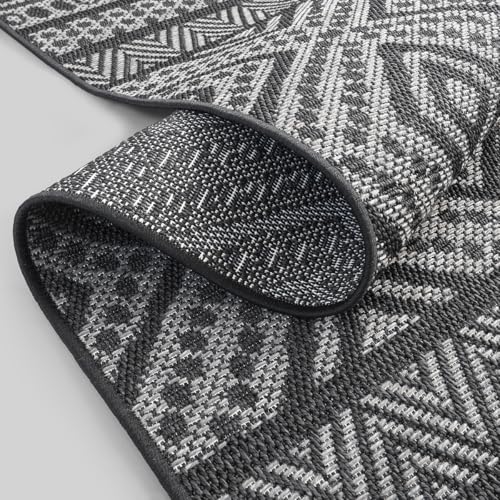 the carpet Calgary - Outdoor Teppich Wetterfest für Balkon & Terrasse, Robuster Flachgewebe Teppich für Garten, Pflegeleicht In- & Outdoor… – Ansicht 6