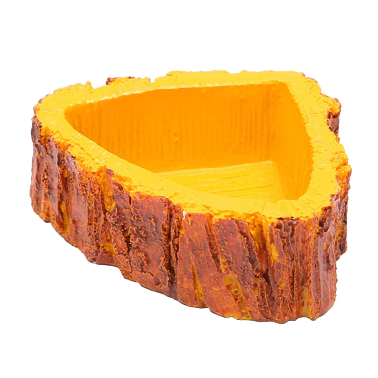 GALPADA 1Pc Reptiles Food Bowl for Lizards and Spiders Safe Design with Low Center of Gravity for Stability Pet Feeder for Reptiles and Animals