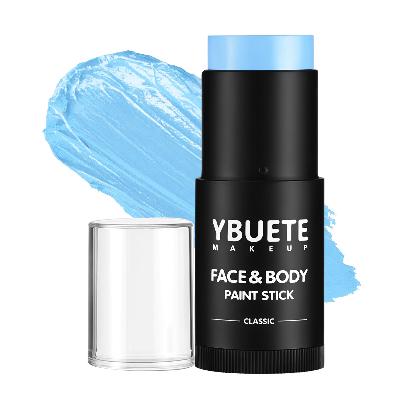 YBUETE Light Blue Oil Based Face Body Paint Stick for Halloween Makeup