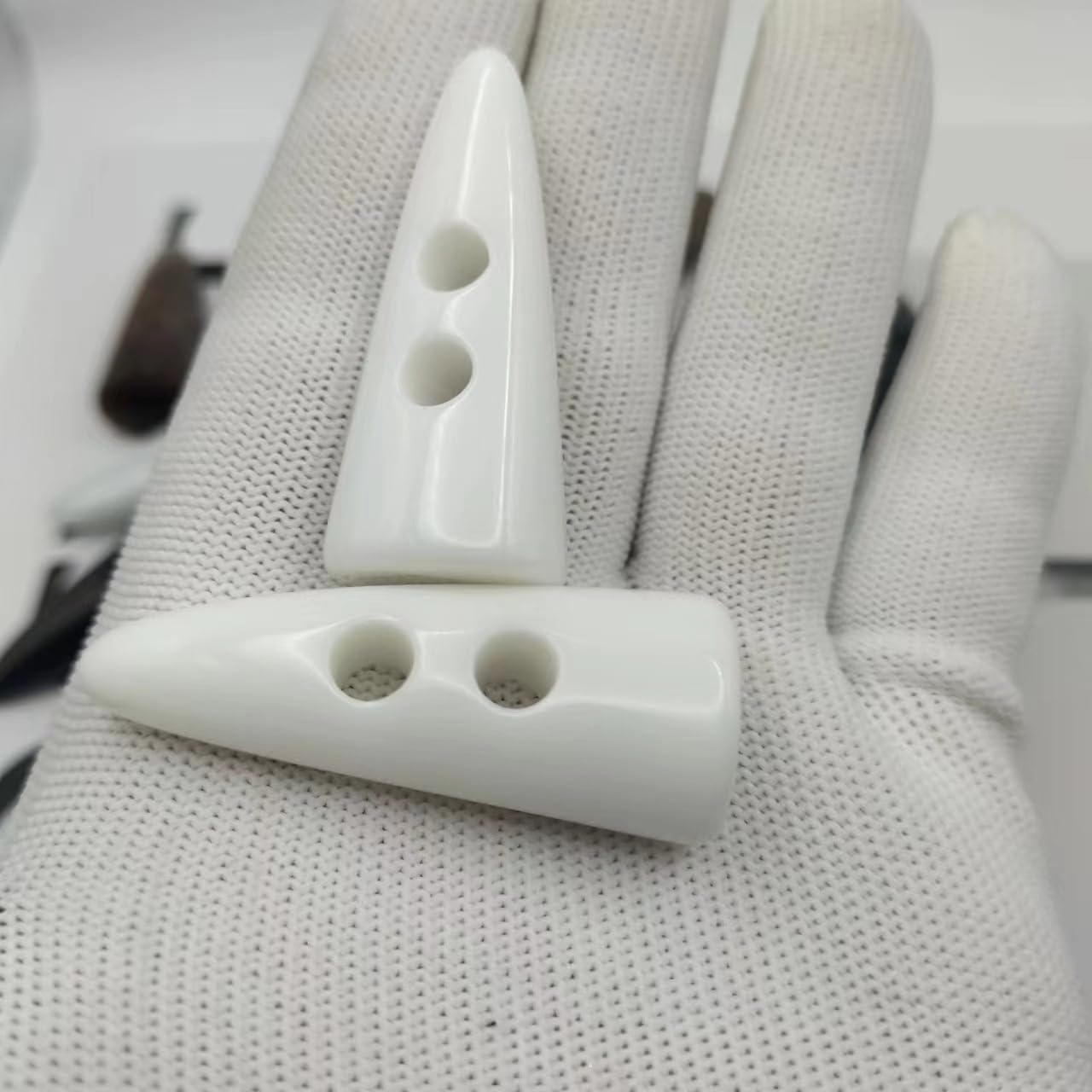 Bottoni a levetta, Confezione da 10 bottoni a pressione in resina for cucire multicolore 30-55 mm(All White,40MM)