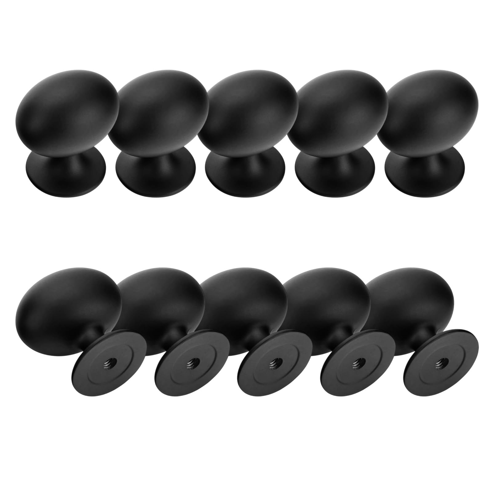 Kaccde Black Strong Aluminum Oval Handles Ensuring Strong Aluminum Oval Handles Ensuringability Aesthetic Appeal Perfectly Fit Ensuring