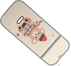 Generic Almofada Refrigeradora para Carrinho de bebê, Elegante, Respirável, Assento para Carrinhos, Bambu, Seda Gelada (Urso)