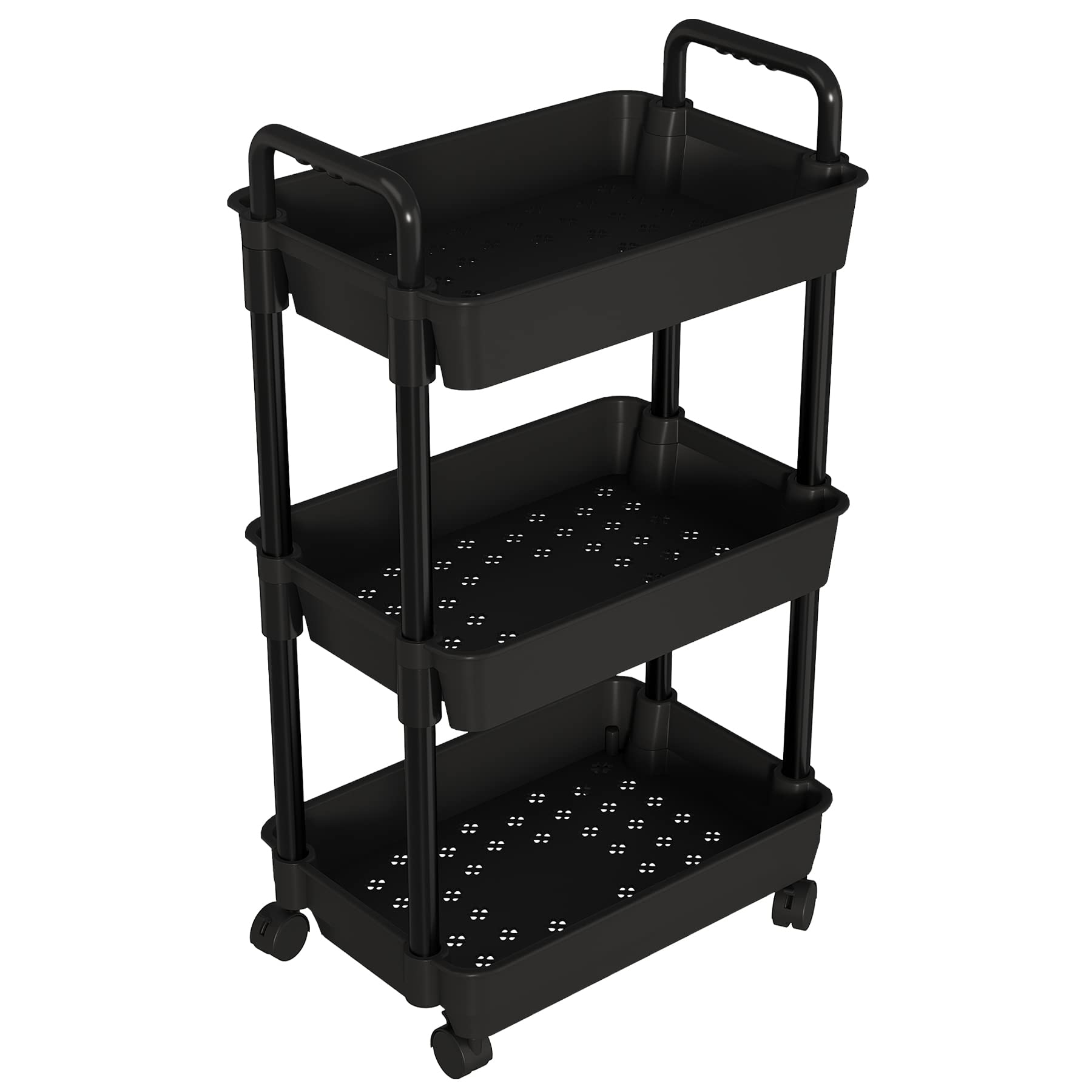 Buy Laiensia 3Tier Storage Cart,Multifunction Utility Rolling Cart