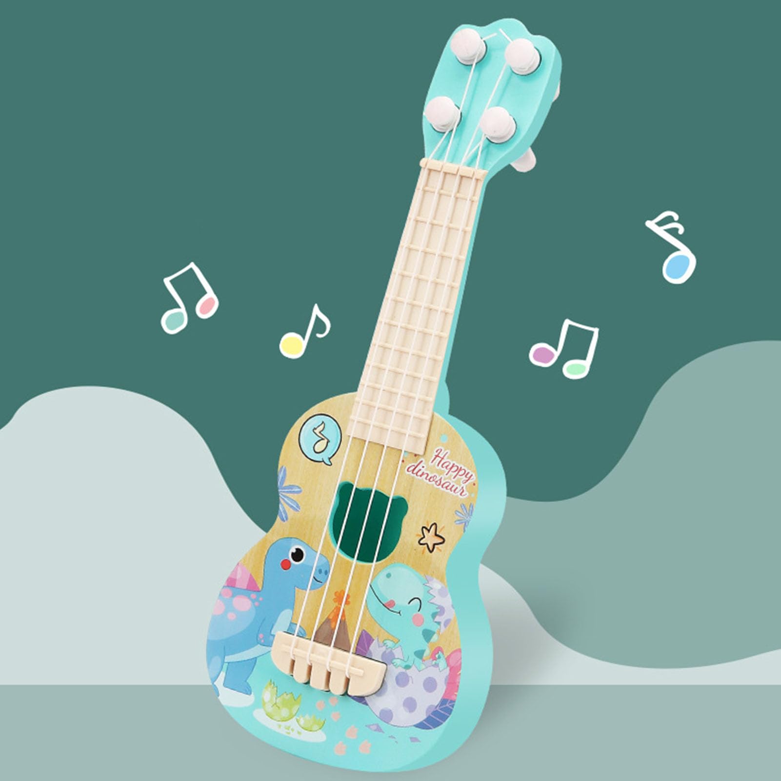 Juguete Musical Niños Ukelele Infantil De Dinosaurio - Juguete Musical Para Niños A Partir De 3 Años, 41 Cm Juguete Musical Niños Ukelele Infantil De Dinosaurio - Juguete Musical Para Niños A Partir De 3 Años, 41 Cm