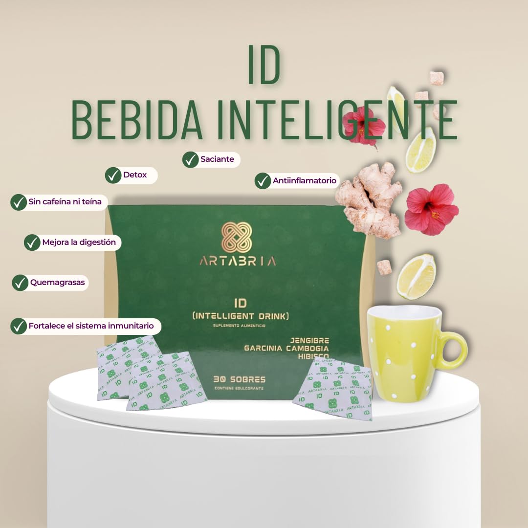 ARTABRIA ID - BEBIDA INTELIGENTE - DETOX, SACIANTE Y TERMOGÉNICO