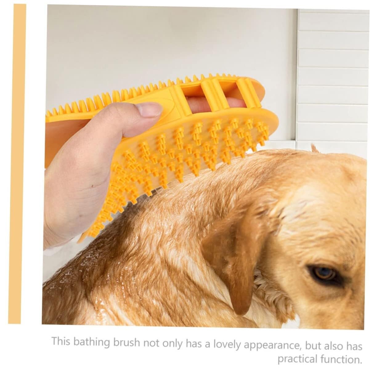POLGDW 10 pezzi Spazzola for la pulizia degli animali domestici Spazzola for cani a pelo corto 2 in 1 Spazzola for peli di animali domestici Cucciolo Gatto Fornitura Spazzola for la pulizia multifunzi