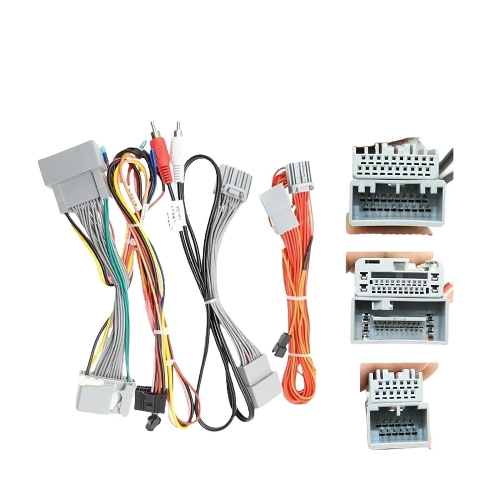 Kfz-16-Pin-Kabelbaumadapter, Canbus-Box-Decoder, Android-Radio-Stromkabel, kompatibel mit Honda Accord 8 (2008–2013)