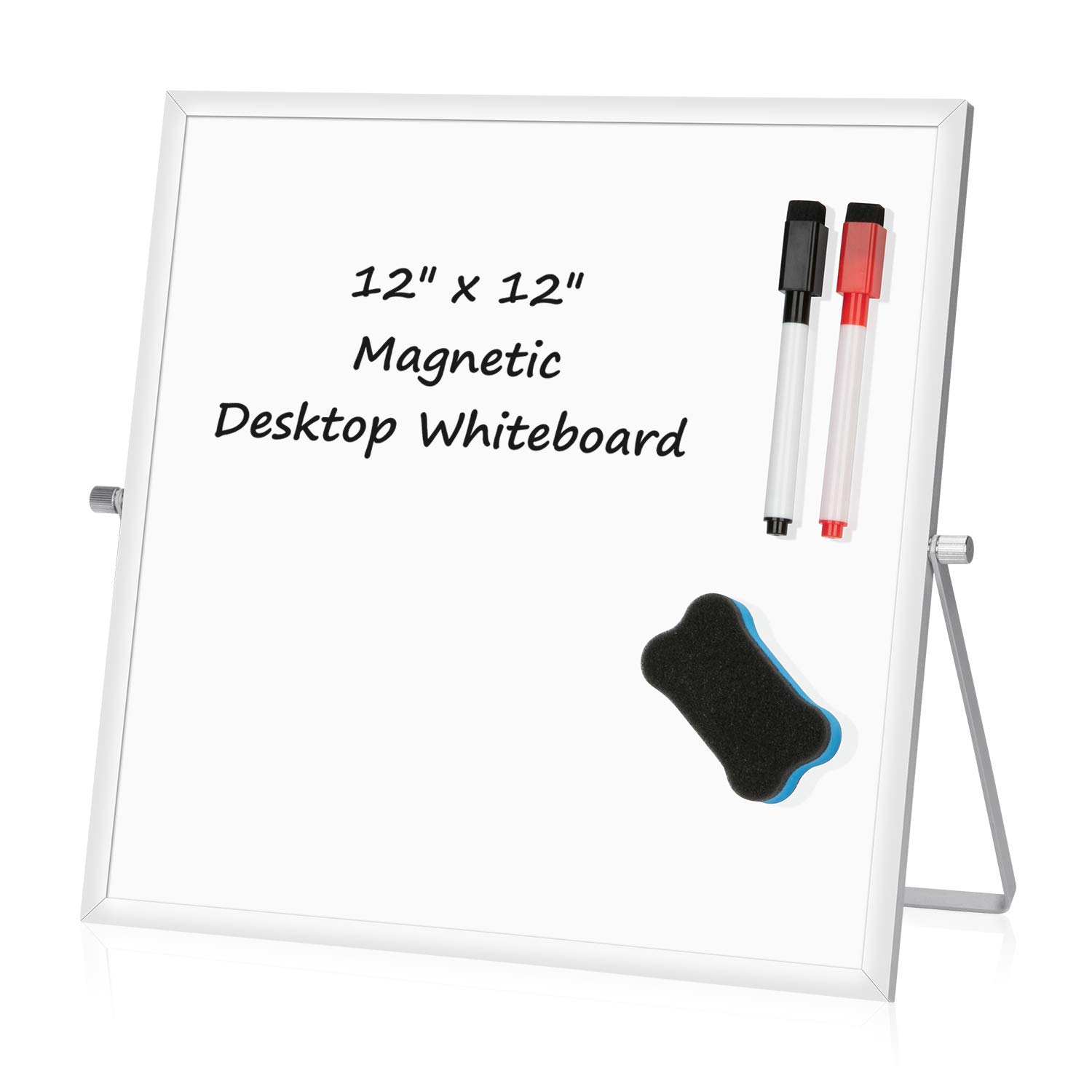 Buy Small Desktop White Board 12” x 12” Portable Mini Dry Erase