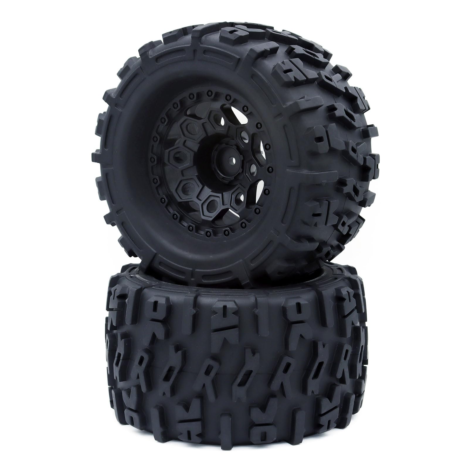 2Pack Surpass Hobby 2.68" Wheel Tires Set Swamp Claw Mud Terrain Tires 68 * 125mm for 1/8 1/10 RC Crawler Car