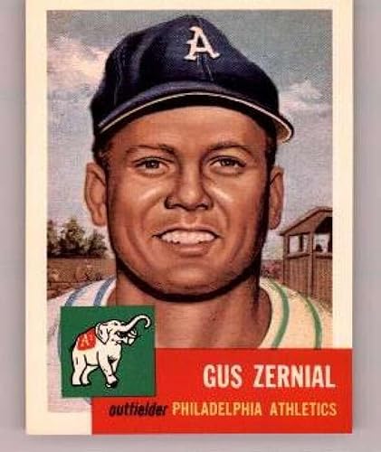 1991 Topps Archives #42 Gus Zernial Philadelphia Athletics MLB Baseball 1953 Reprint Trading Card