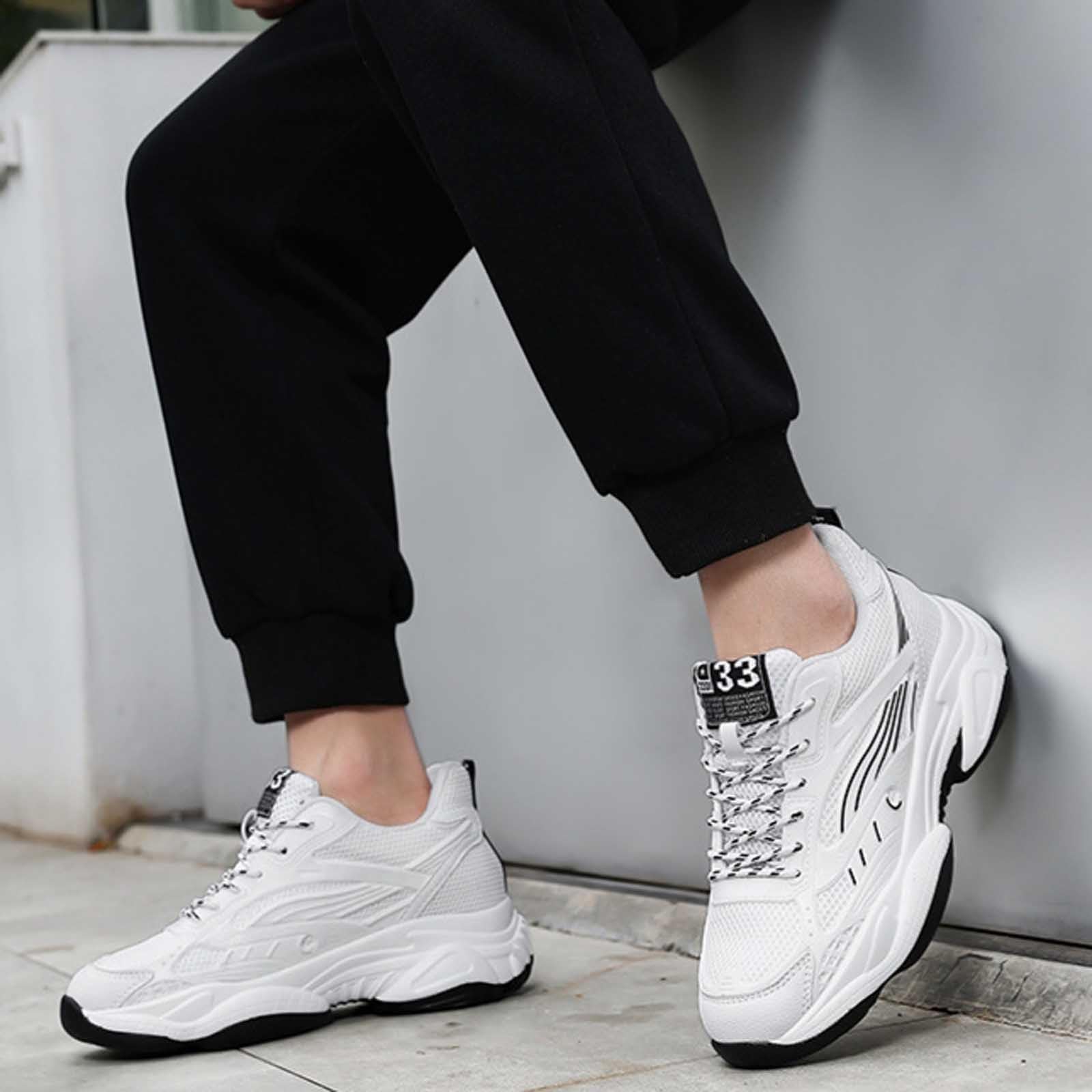 Scarpe Padel Uomo Scarpe Ginnastica Uomo Sport da Jogging Running 43 Fitness Volley Runner Donna Calze Palestra 46 Pelle 44 42 Nere Sneaker Alte Sportive Sneakers Bianche Invernali Autunnali