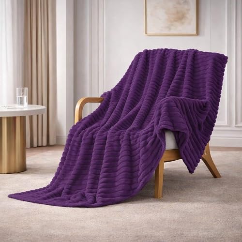 Blanket Fleece 180x200cm light purple