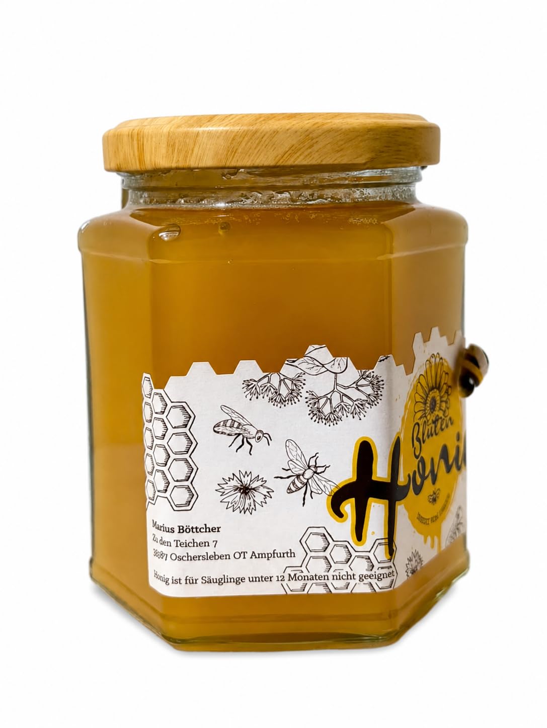 Floramiel Sommertrachthonig 6 x 400 g | 100 % Echter Deutscher Honig - Naturbelassener Sommertrachthonig aus eigener Imkerei in Deutschland