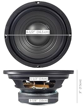 6.5 inch Air Suspension Woofer 6.5'' 100 Watts RMS 200 Watts