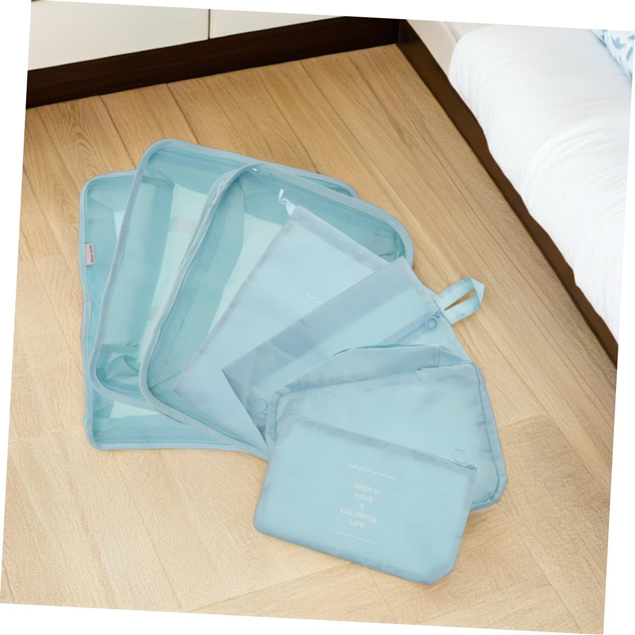 Beavorty Set 14 Pezzi Cubi da Viaggio Leggeri Oxford Design Multicompartment per Organizzatori Valigia, per Viaggi Lunghi e Vacanze
