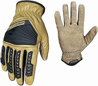 True Grip 98873-23 Leather Hybrid Impact Gloves, Extra Large