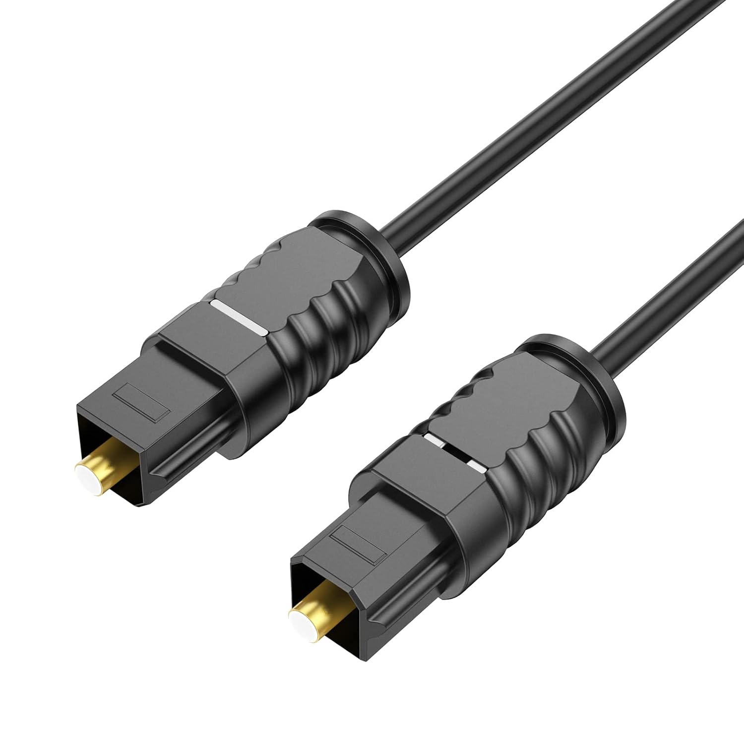 Digital Optical Audio Cable 6 feet, Fiber Optic Cable Ultra-Thin Cord, SPDIF Toslink Optical Cable Compatible with TV PS4 PS3 Xbox One to Sound Bar Home Theater Receiver