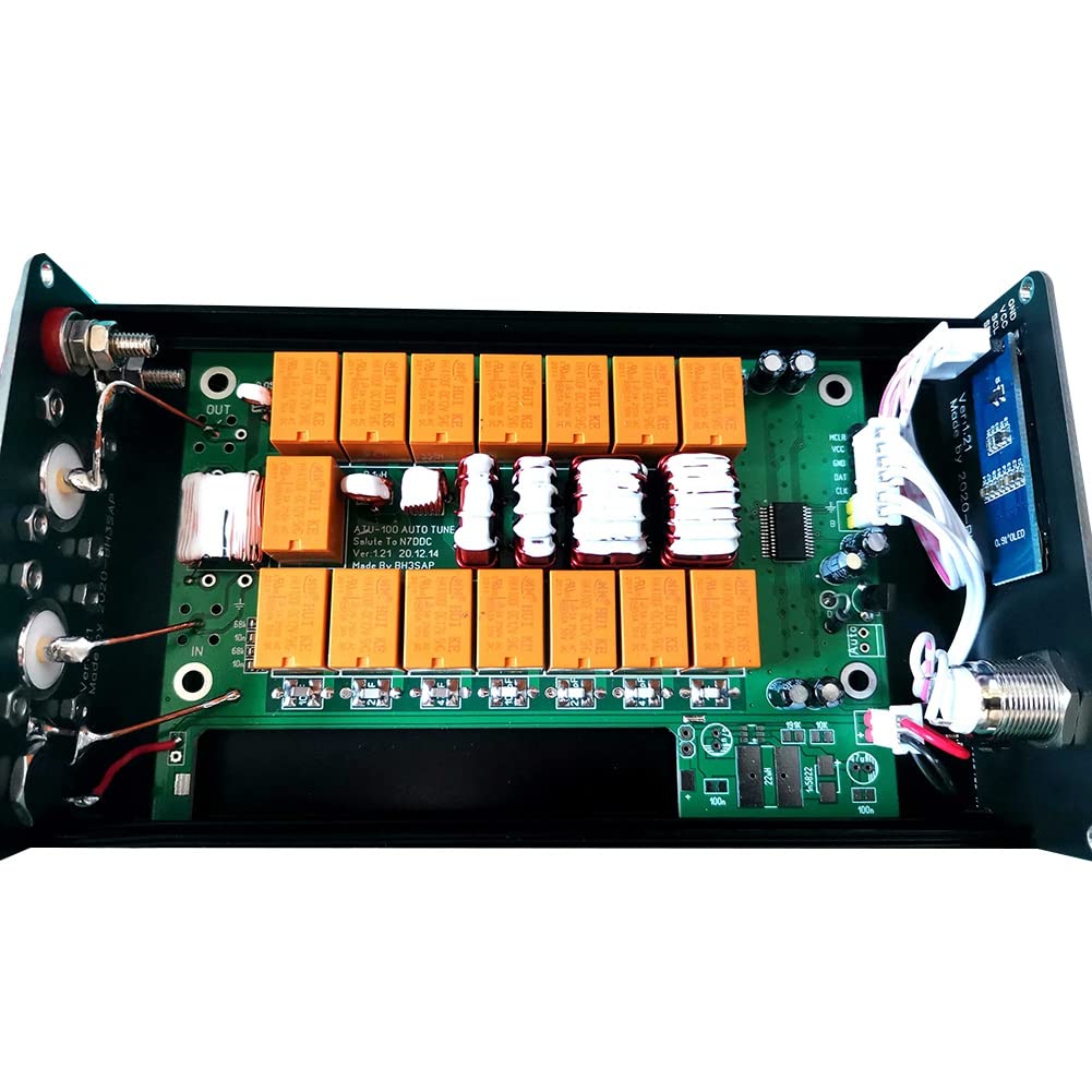 Sintonizzatore automatico ATU-100 HF da N7DDC+0.91 OLED V3.1 sintonizzatore antenna radio automatico fai da te 100W Antenna HF