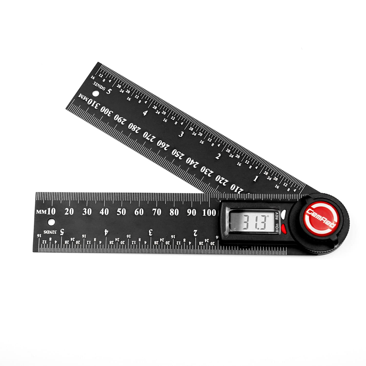GemRed Digital Angle Finder Tool, 2 in 1 Digital Protractor, Light