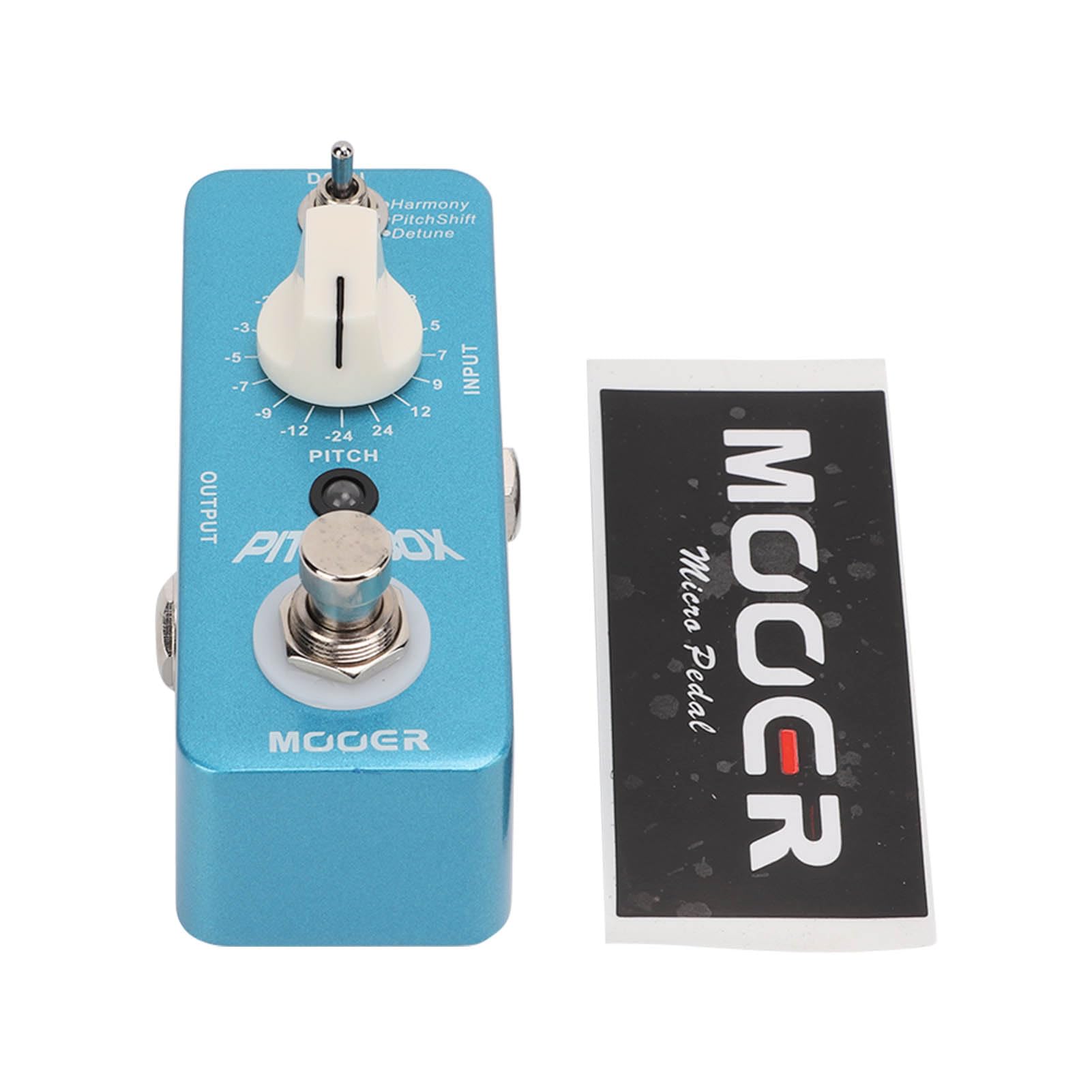 Pedale per il Pitch Shift della Chitarra con Effetto Armonizzatore di Colore Blu in Metallo per Studi Domestici di Musicisti