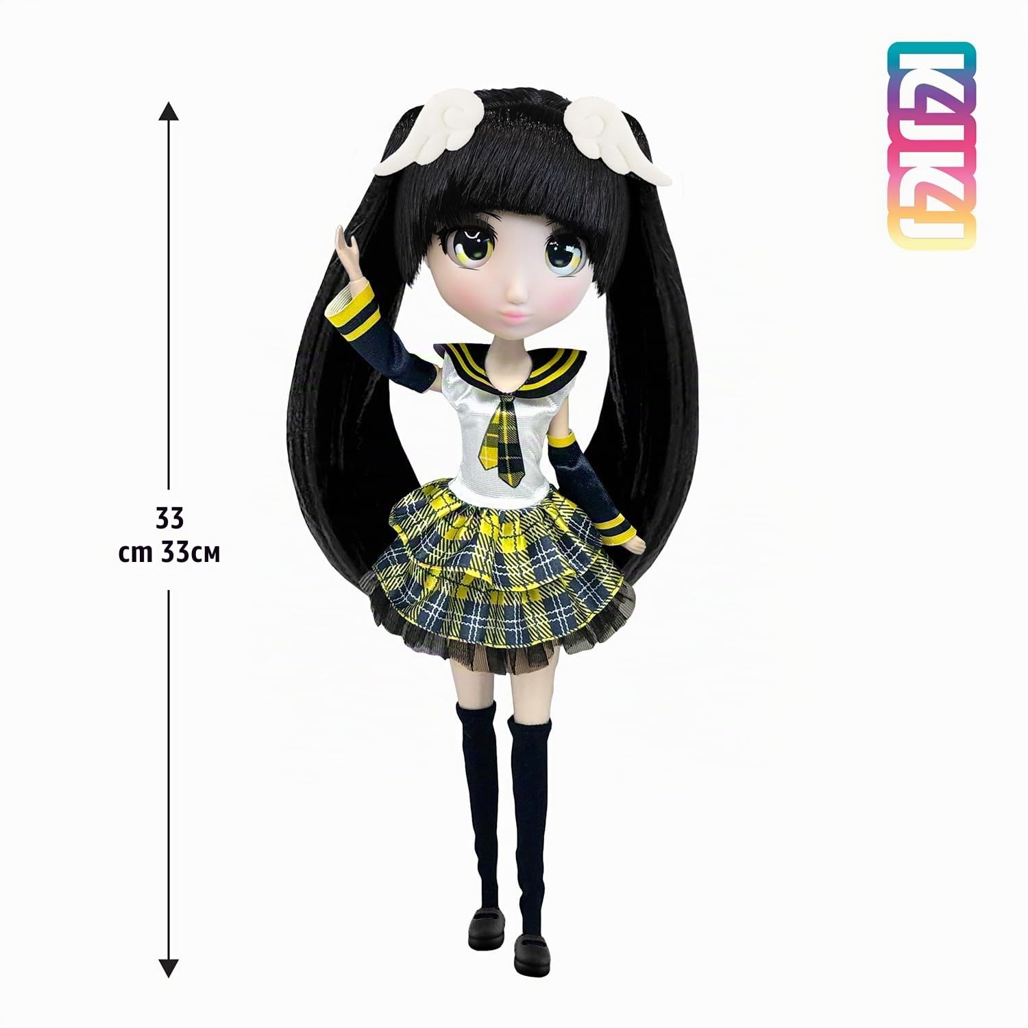 BANDAI – Shibajuku – Muñeca Kiki 30 cm – Licencia Oficial Shibajuku Anime – Muñeca Grande Kawai Estilo Japón – Muñeca coleccionista Edición Kiki con Accesorios – Juguete Infantil de 3 años y + –