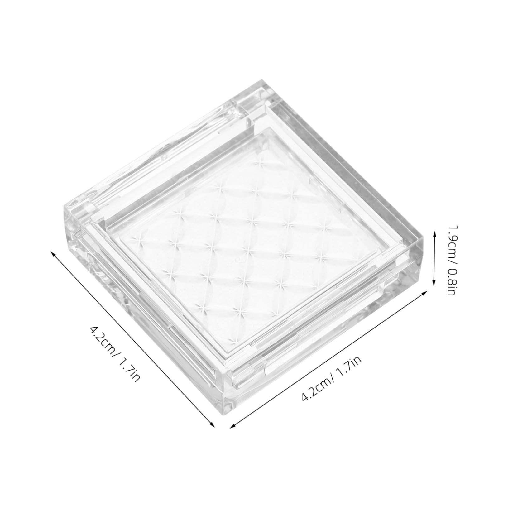 minkissy Empty Eyeshadow Pan Plastic Makeup Case for Women Small Container for Eyeshadow Sample Reusable Diy Beauty Palette