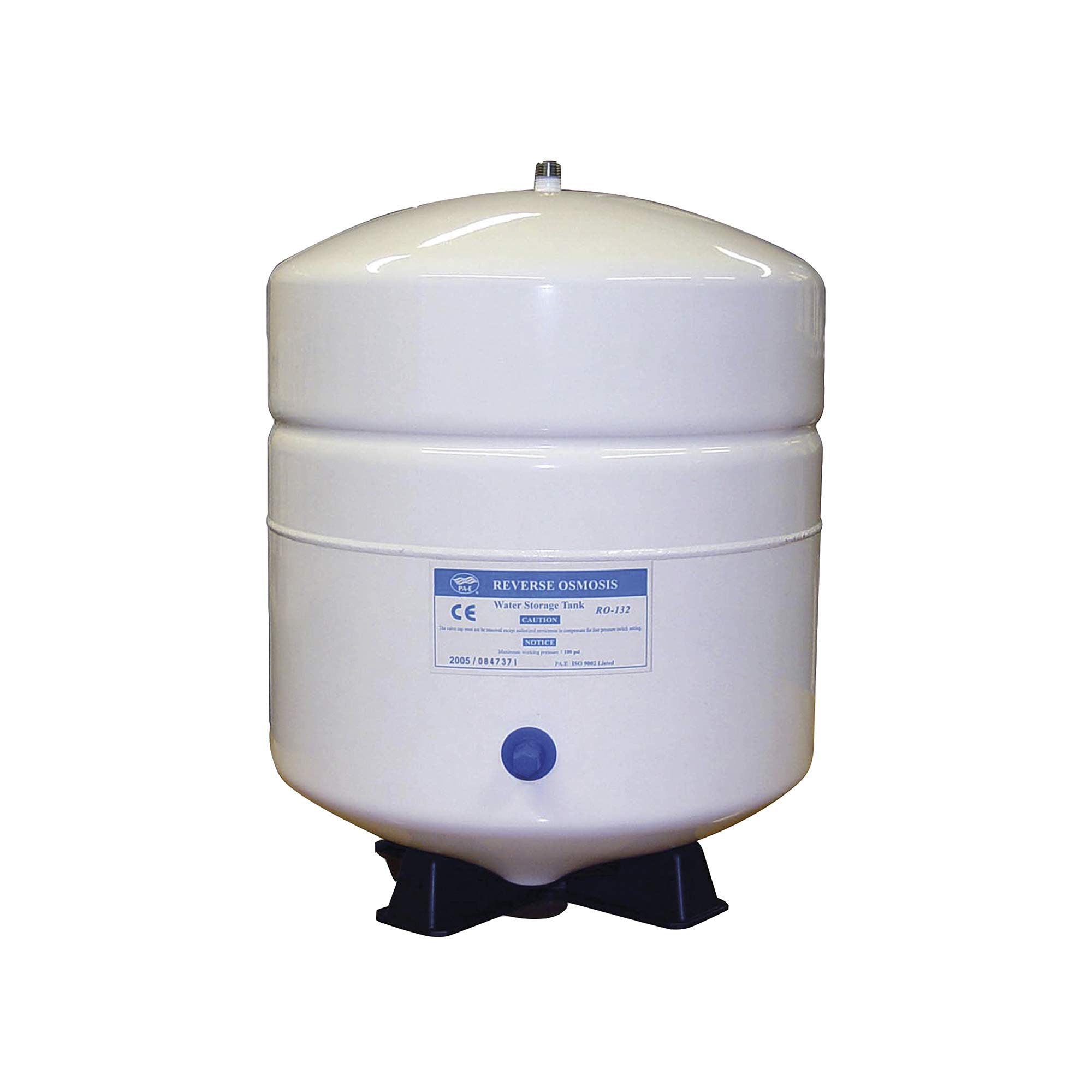 Bbagua EUR-35 Equipo de Ósmosis Inversa 5 Etapas con Depósito Presurizado, Grifo 1 Vía y Manómetro, Sistema de Filtración de Agua Bajo Fregadero