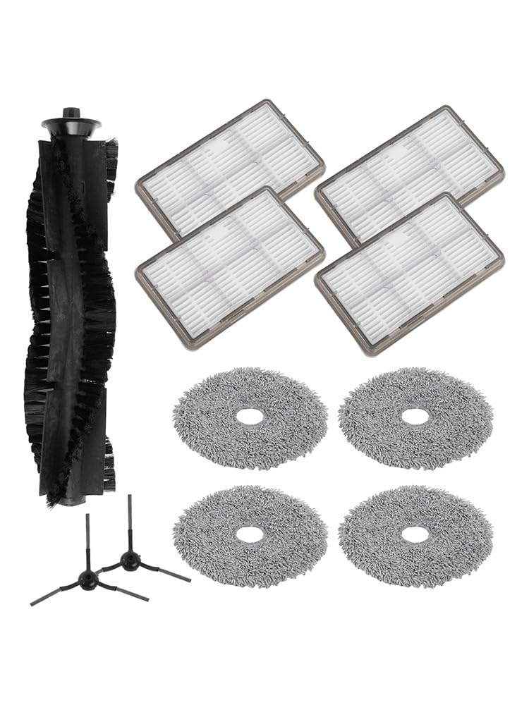 MC1 - Kit de almohadillas para trapeador con filtro de cepillo lateral