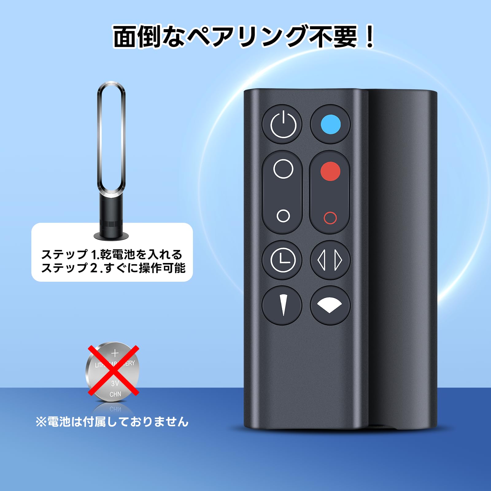 Amazon.co.jp: HYZJ 扇風機リモコン HP00 HP01 for ダイソン dyson