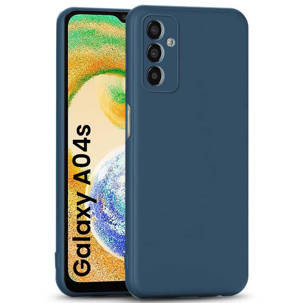 WOW IMAGINE Back Cover for Samsung Galaxy A04s | Ultra Slim Soft Rubberised Case | Inner Velvet Fabric Lining | Matte Silicone Flexible Mobile Case | Camera Protection - Blue (B0BP2HCPPT) Amazon Price History, Amazon Price Tracker