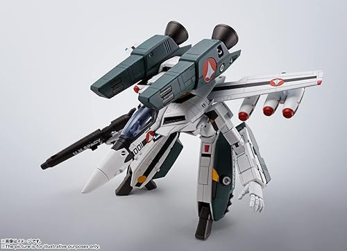 Miniatura 7 de BANDAI SPIRITS HI-Metal R Super Time Fortress Macross VF-1S Super Valkyrie (Kireki Ichijo), aprox. 5.5 pulgadas (5.512 in), fundido a presión y ABS