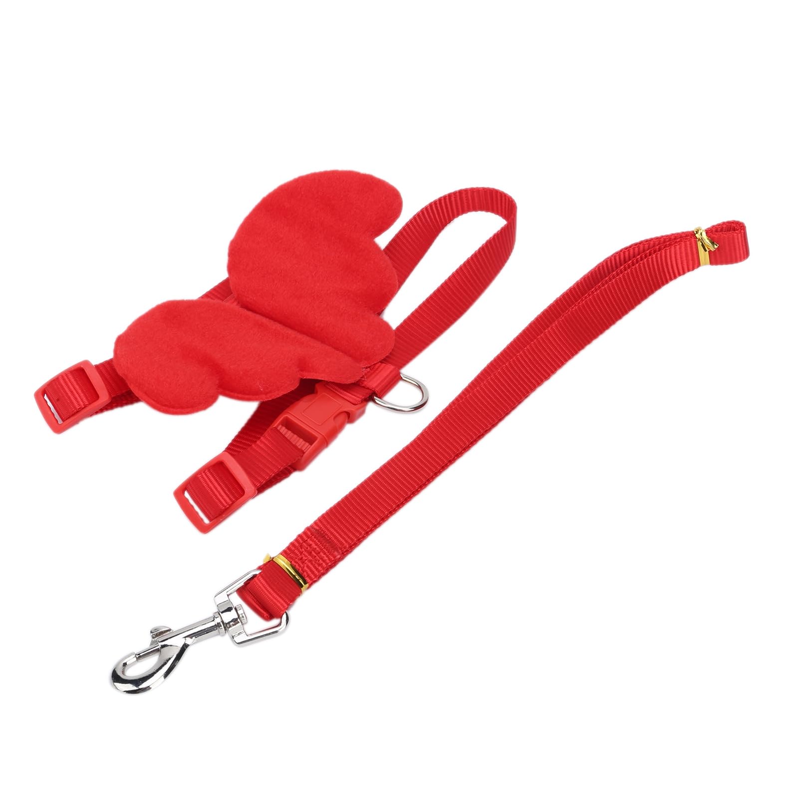 Fafeims Pet Adjustable Ducks Harness Leash Durable Outdoor Walking Traction Rope for Duck Goose Chicken, Nylon Material for Poultry Supplies (M)
