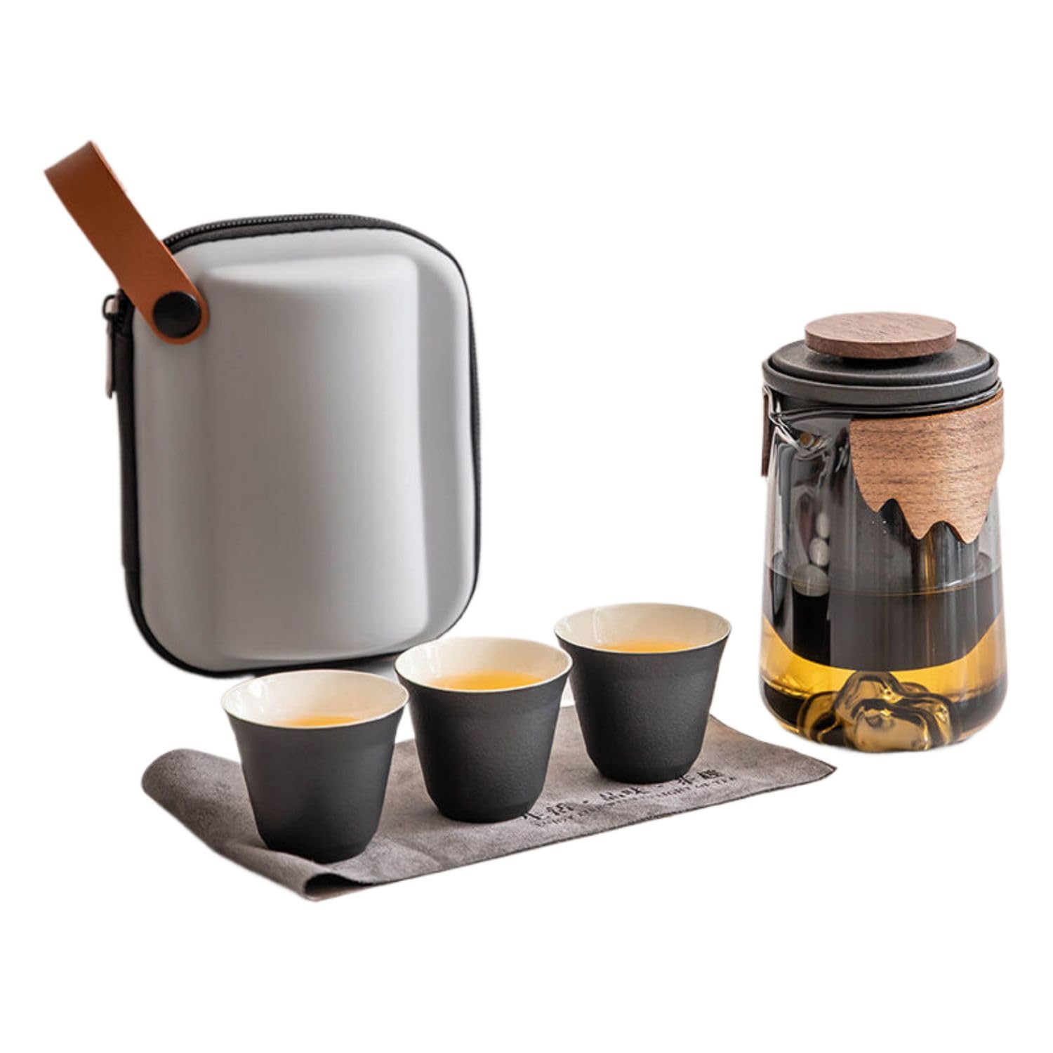 Service à thé - Les Six Gentilshommes de la cérémonie du thé, Un Ensemble Complet d'ustensiles de thé Kung Fu, d'accessoires, de sous-Verres, d'outils pour Infuser Le thé