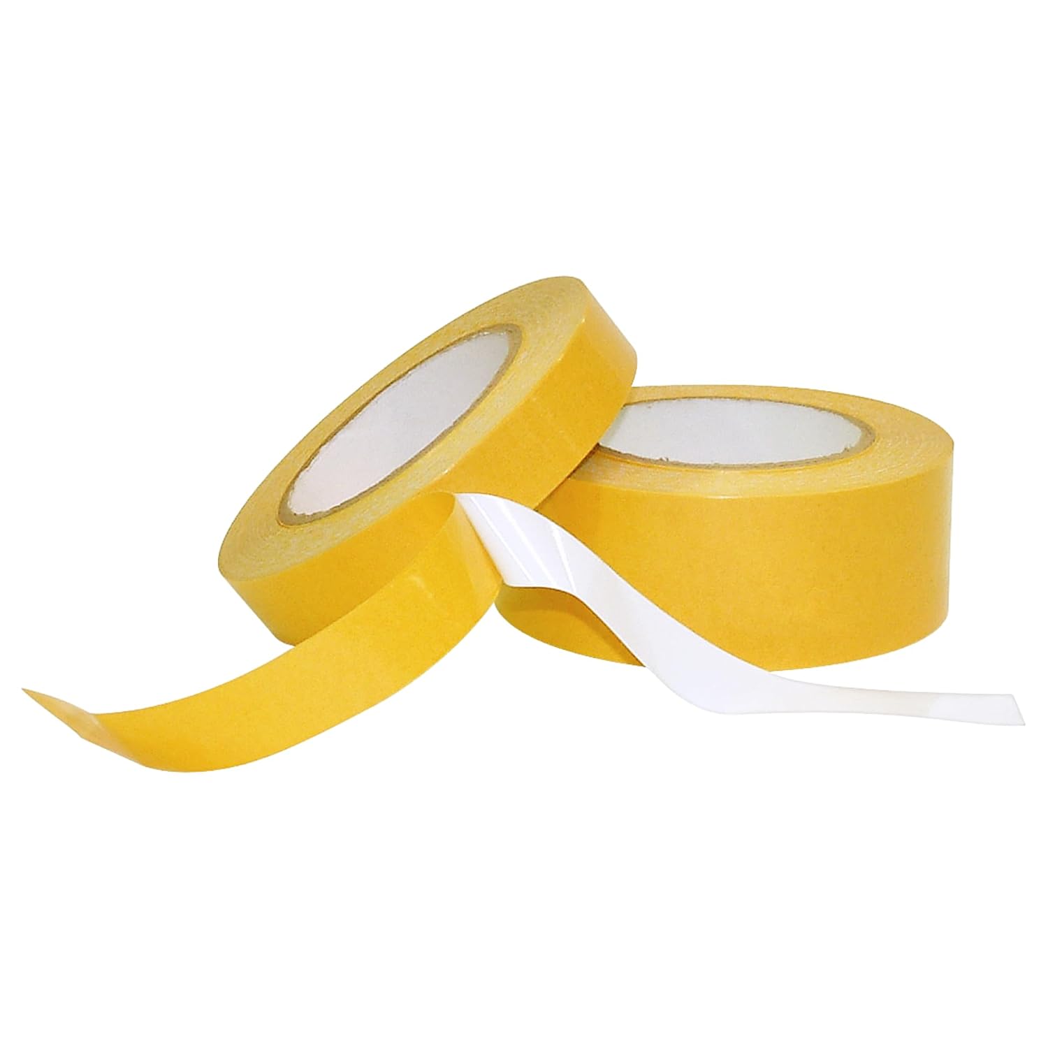 J.V. Converting JVCC Double-Sided PVC Film Tape (DC-4414W), 1 in. x 36 yds. (White)