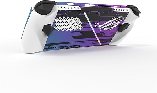 Miniatura 5 de PlayVital Juego de 2 calcomanías protectoras para ROG Ally, calcomanías personalizadas de vinilo para consola de juegos portátil ROG Ally, neón