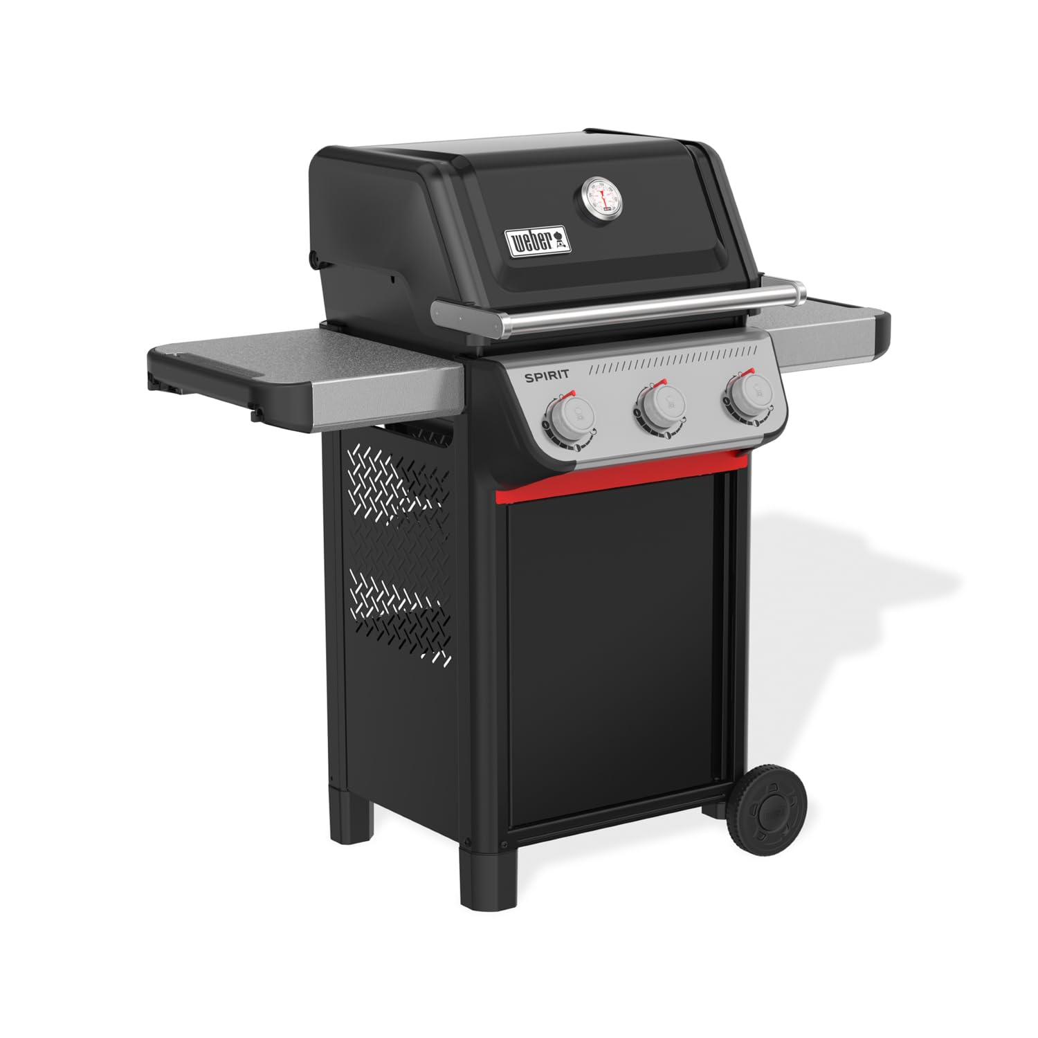 Weber Spirit E-310 Barbecue a Gas 3 Bruciatori, Accensione Snap-Jet, Griglia 51x46cm, Nero/Argento