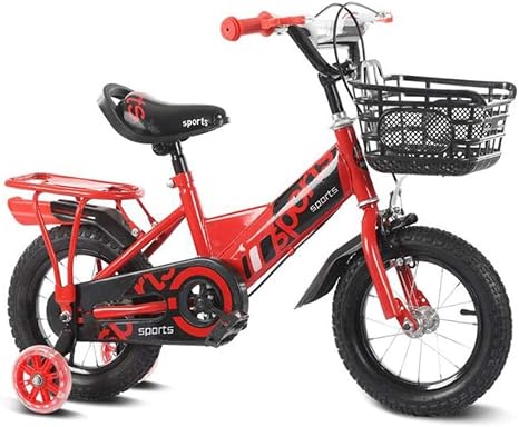 Amazon.com: JLFSDB Bicicleta BMX para niños y niñas, bicicleta de  entrenamiento para niños y niñas, bicicleta de equilibrio ajustable unisex  en tamaño 12 pulgadas, 14 pulgadas, 16 pulgadas, 18 pulgadas para 2