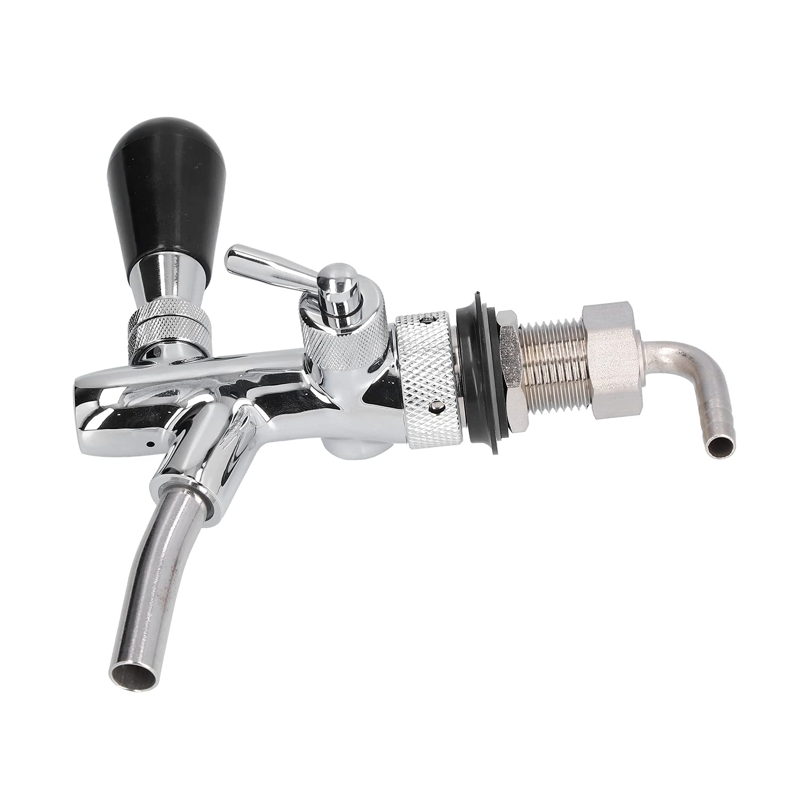 Grifo de Cerveza, Grifo para Barril de Cerveza de Acero Inoxidable, Grifo Dispensador de Cerveza, Grifo Dispensador de Barril, Boquilla para Verter Cerveza