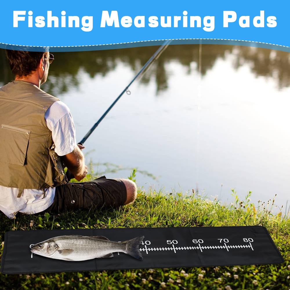 Tapis De Décrochage Pêche 98x30cm - Polyester, échelle Mesure