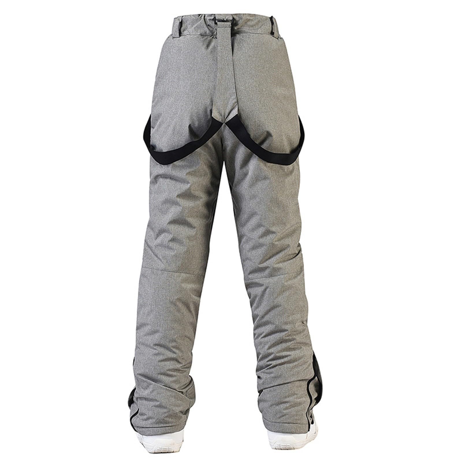 Générique Legging De Grossesse isolée pour Femme, Pantalon à Bretelles Couleur Unie Abdominale (Grey, XXXL)