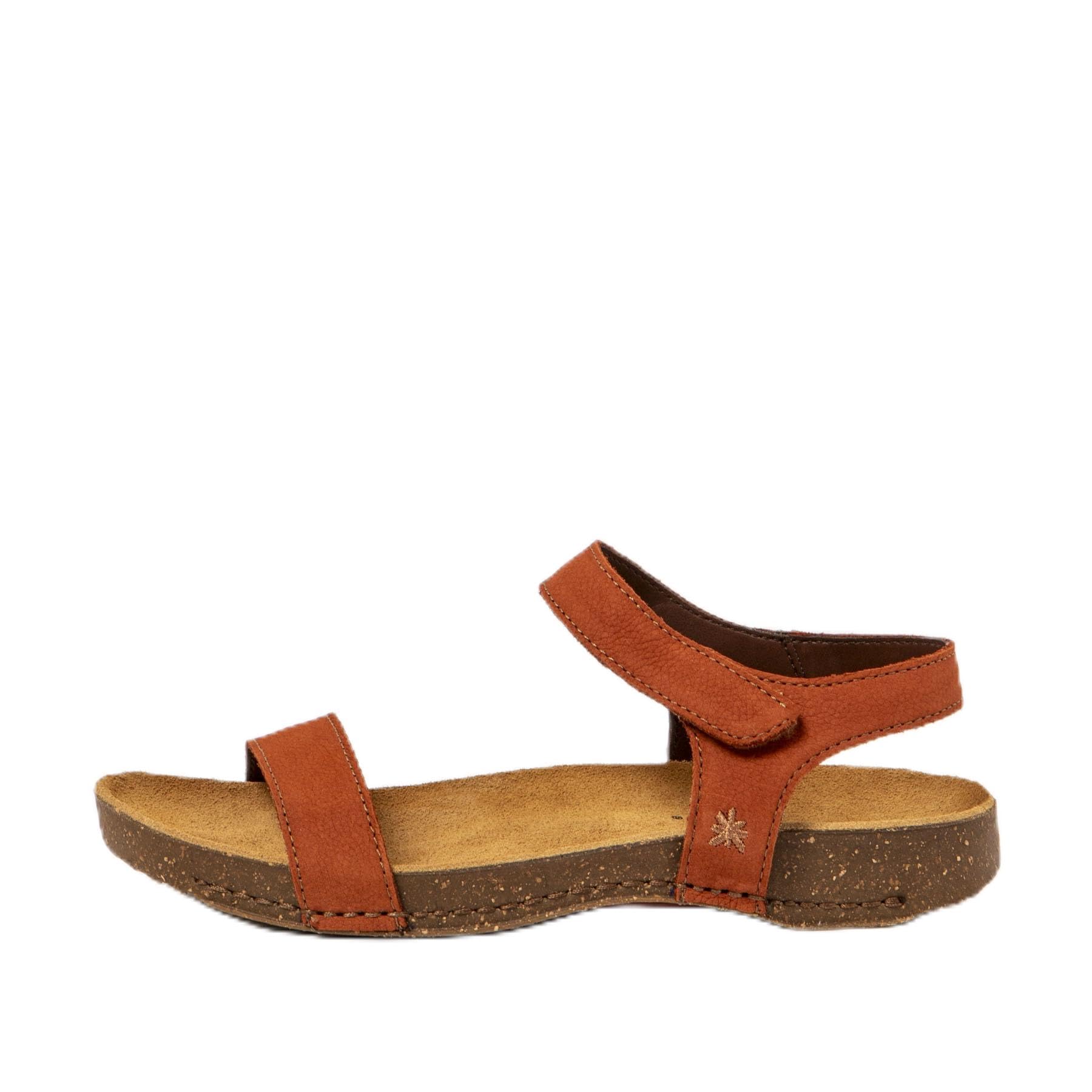 ART Women's 1119 I Breathe Flat Sandal, Dark Orange, 5 UK