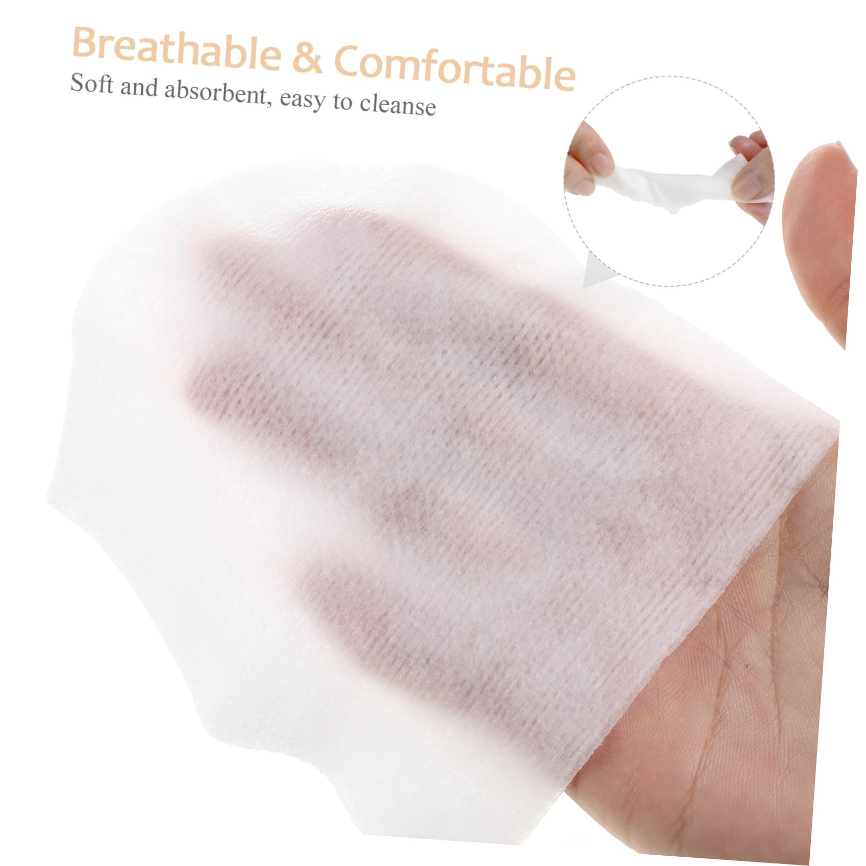 400 Disques Démaquillants en Tissu Non Tissé, Jetables et Respirants, pour Nettoyage Visage et Soin de Peau, Lot Pratique