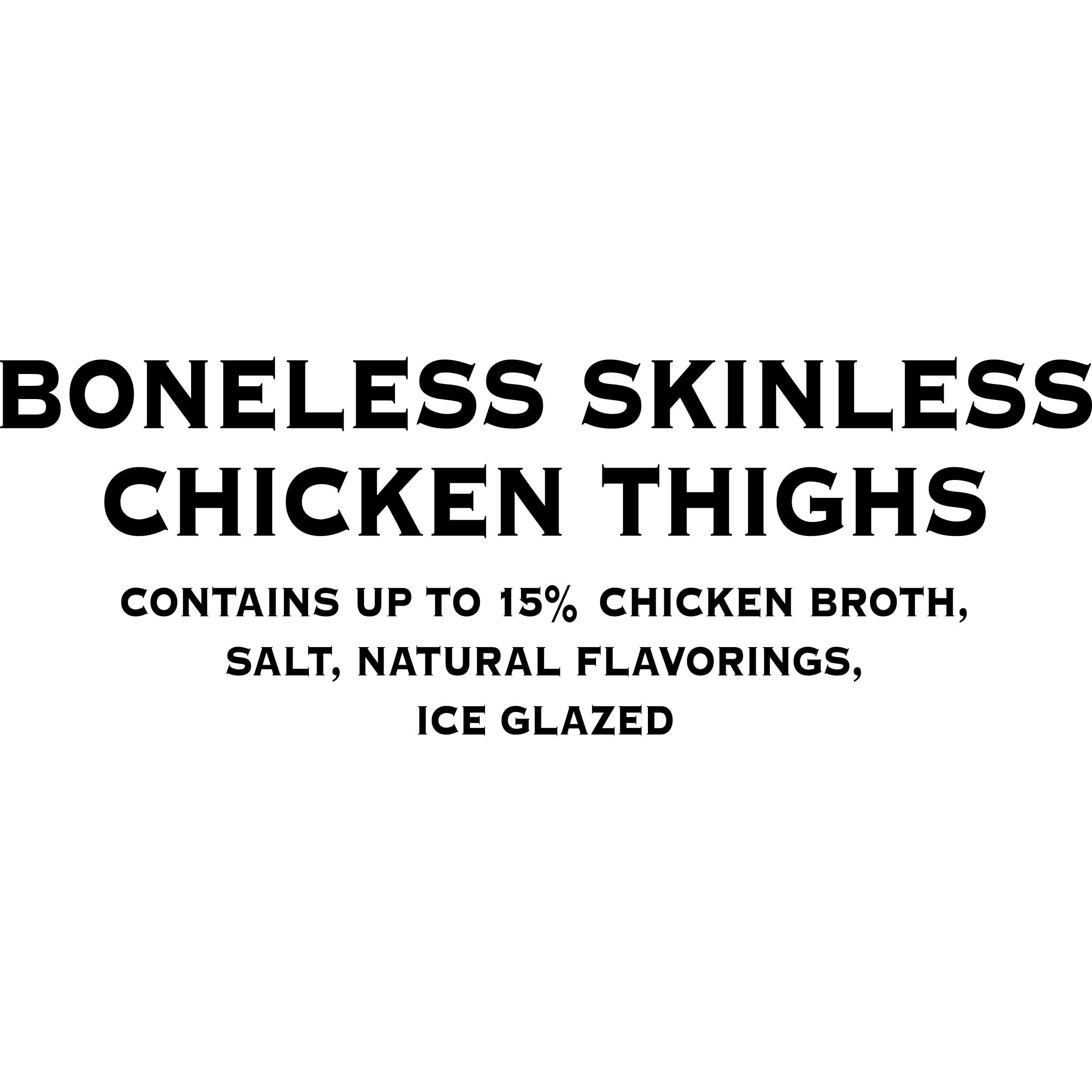 Tyson Boneless Skinless Chicken Thighs 2 5 lb Frozen — view 9