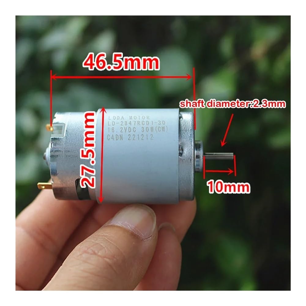 POWTAXBJGD RS-395 28mm Electronic Starter 30W DC 12V 14.4V 24V 19000RPM High Speed Carbon Brush Electronic Starter DIY