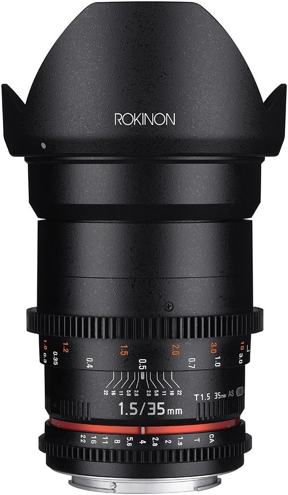Cine DS DS35M-C 35mm T1.5 AS IF UMC Full Frame Cine Wide Angle Lens for Canon EF