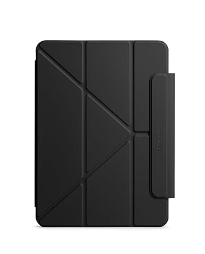 DailyObjects Pleat Y-Fold Magnetic Case for iPad Air 11-Inch (M2, 2024 | 6th Gen) | iPad Air 10.9-Inch (5th Gen, 2022 | 4th Gen, 2020) | iPad Pro 11-Inch (1st Gen, 2018) - Black