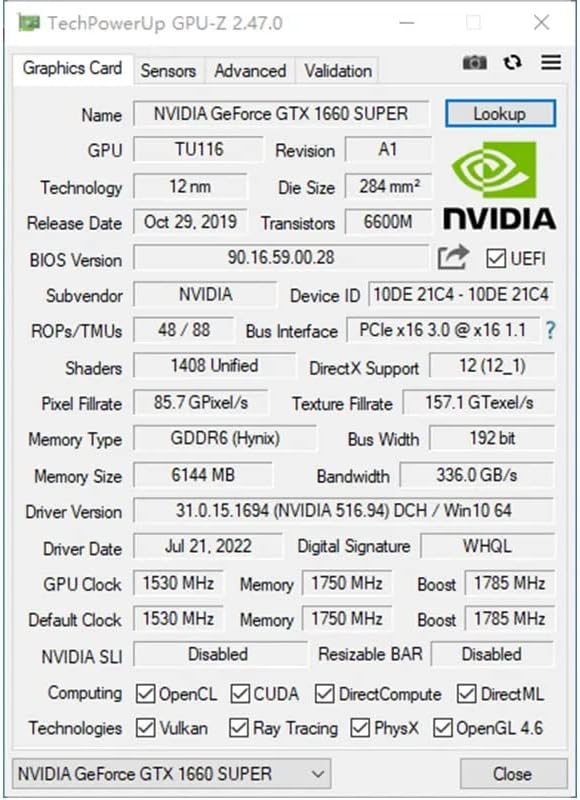 OUTLET COMPUTER GeForce GTX 1660 SUPER 6 GB GDDR6, Scheda Video OUTLET COMPUTER GeForce GTX 1660 SUPER 6 GB GDDR6, Scheda Video