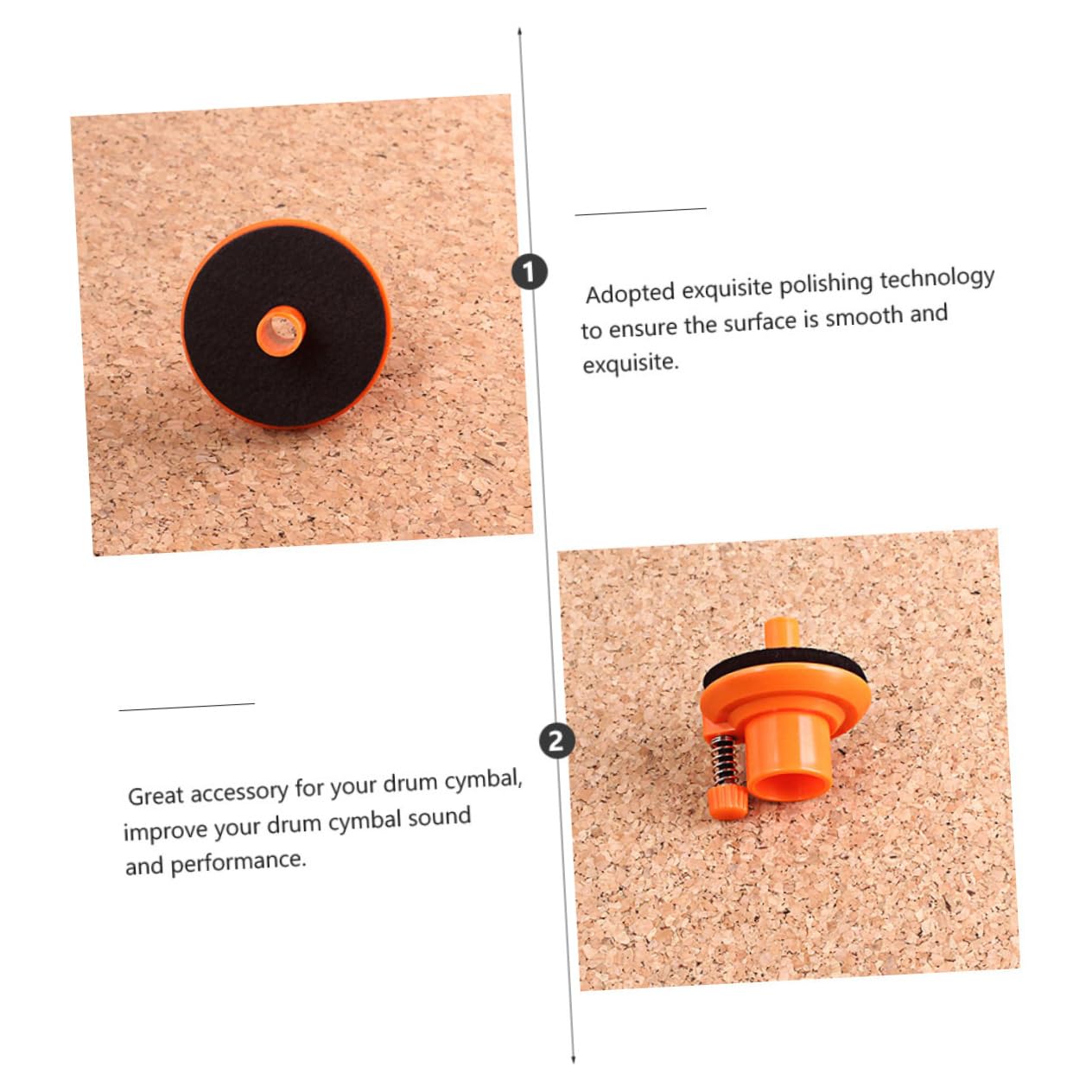 ibasenice 3pièces -hat Cymbal Holder Avec Support Pour Batterie Accessoire Pour Positionner Cymbales Sécurité