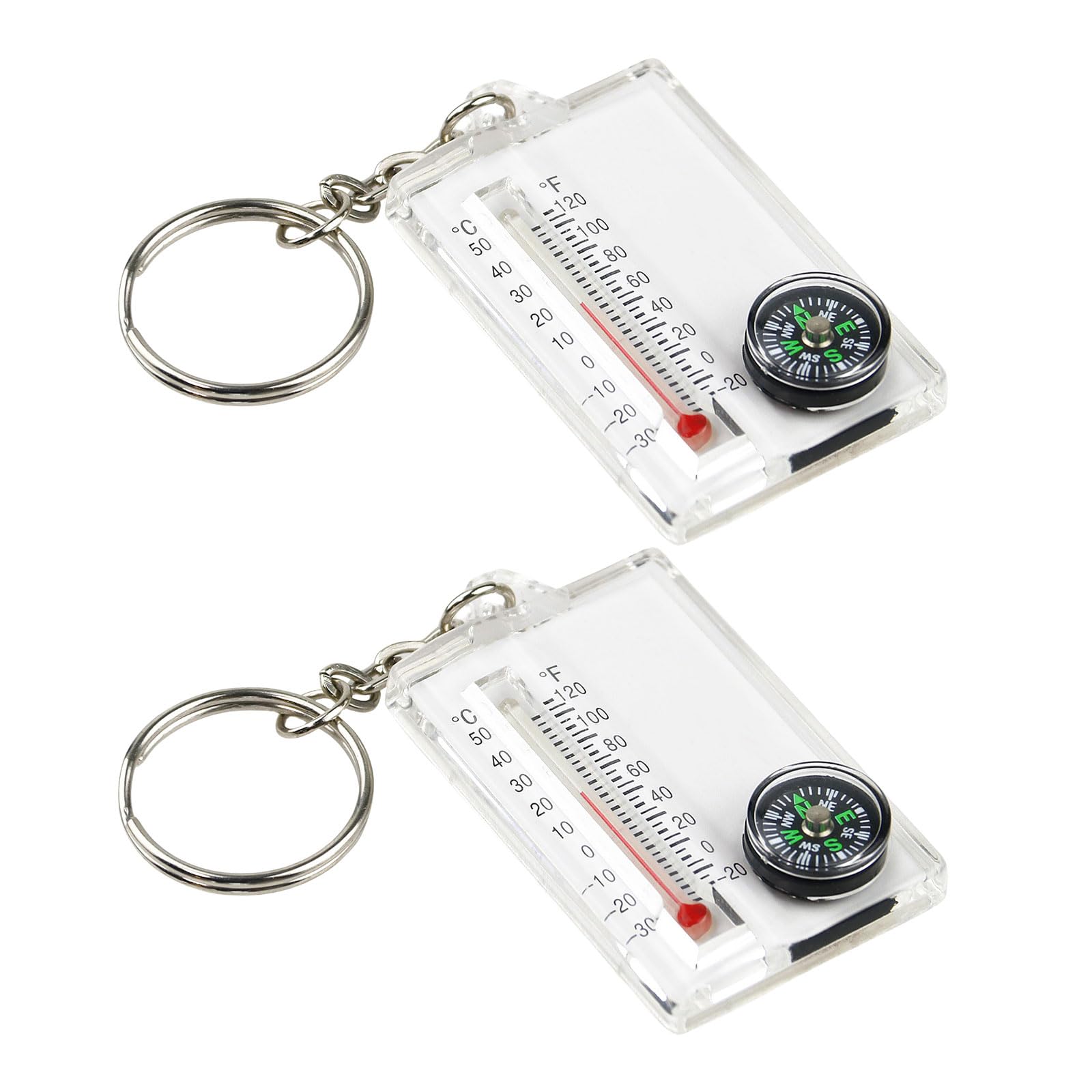 GTYLF Pocket Survival Compasses Multifunction Compasses Thermometers Pocket Sized Compasses Pendant