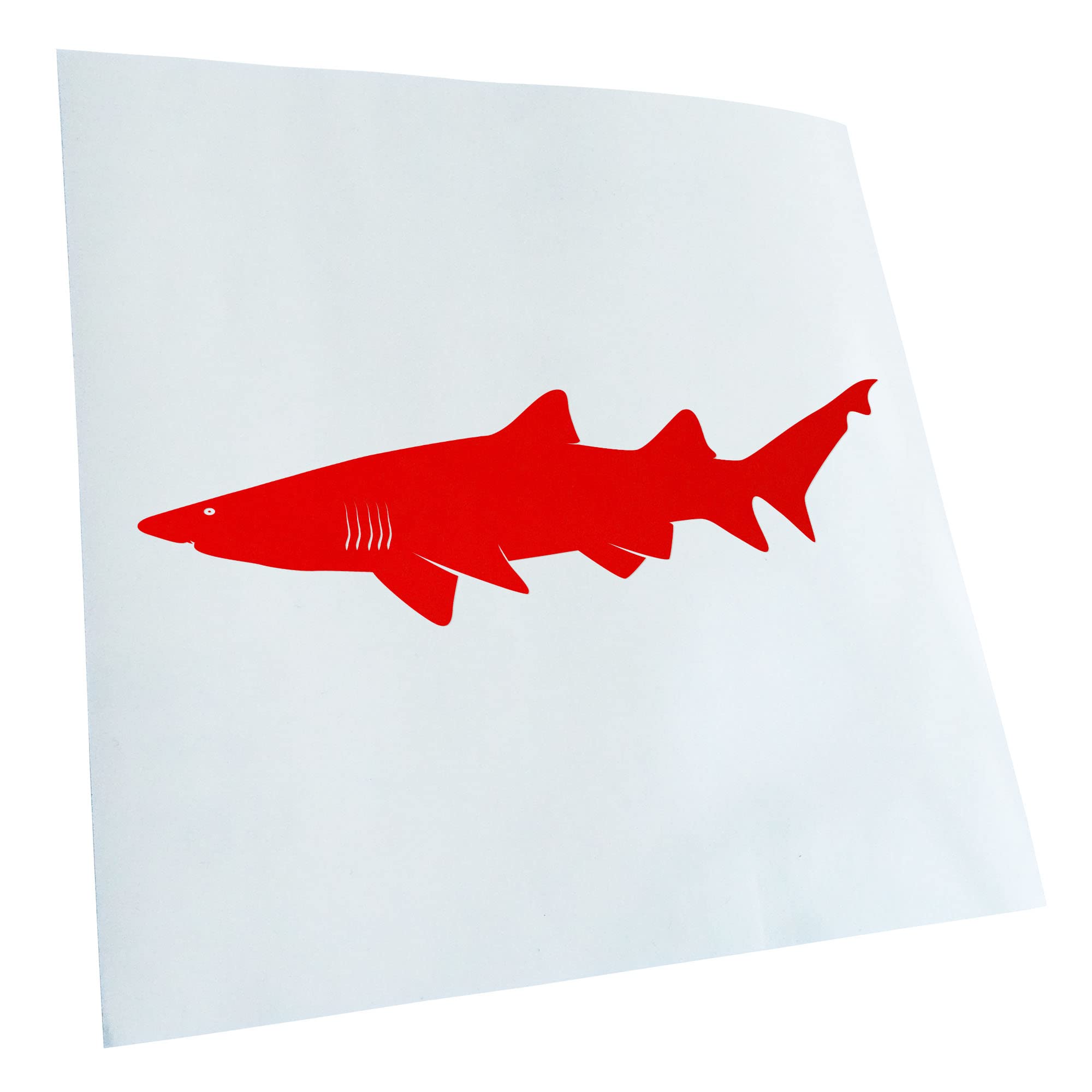 Kiwistar - Car Sticker - Shark Predator Fish Profile for Car, Laptop, Bike, Truck, Motorcycle Multicolor JDM Decal Racing